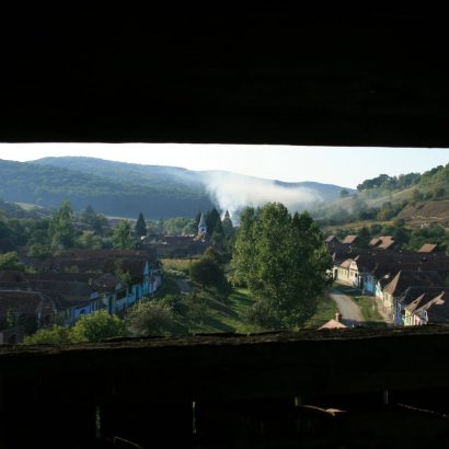 from the tower